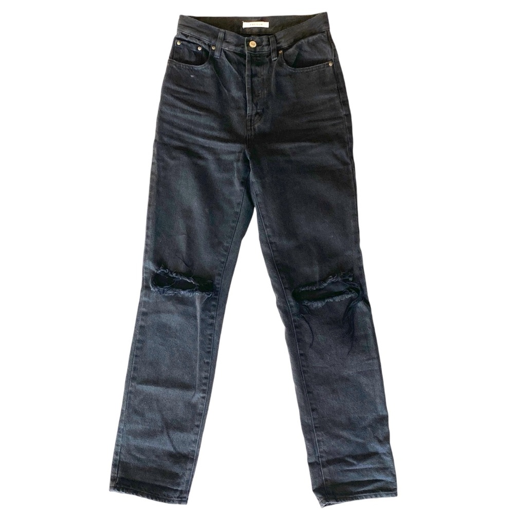 Pacsun Distressed Dad Jeans Black Size 25